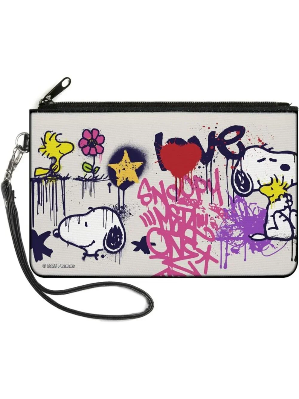 Peanuts Canvas Zipper Wallet - Cute Cartoon Design, Durable & Stylish Accessory